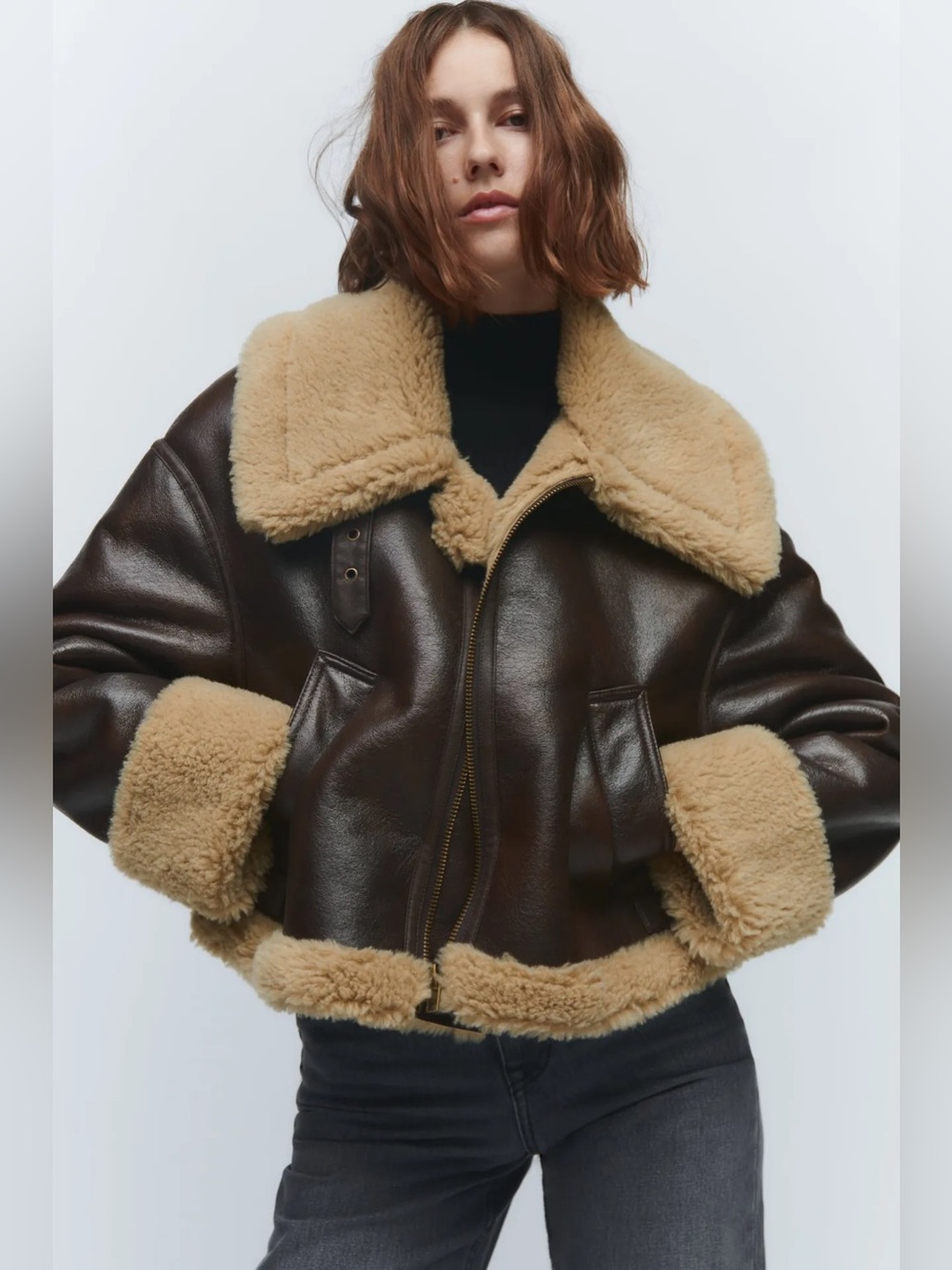 Zara Double-Faced Short Jacket